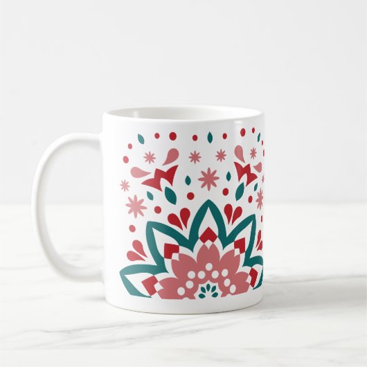 月曜日の気分を表した面白いイラスト コーヒーマグカップ (左)