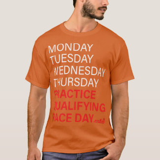 月曜日の水曜日の木曜日の練習は必修品 Tシャツ