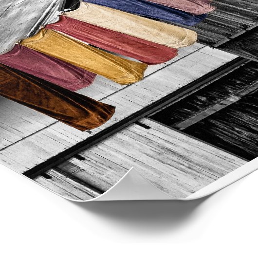 月曜日の洗濯 ポスター (角)