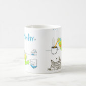 月曜日の漫画2 コーヒーマグカップ (中央)