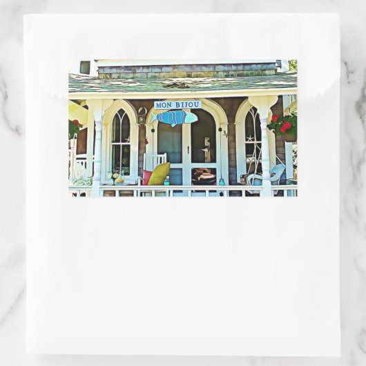 月曜日の珠玉のマーサのブドウ園のステッカー 長方形シール (バッグ)