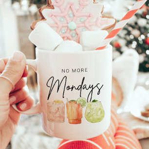月曜日の退職パーソナライズされたなし コーヒーマグカップ