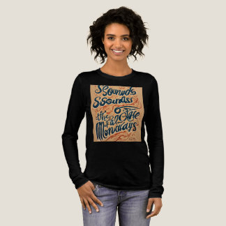 月曜日のtシャツのデザインのように聞こえる トライブレンドTシャツ