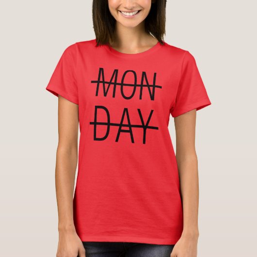 月曜日のTシャツタンブラー Tシャツ (正面)