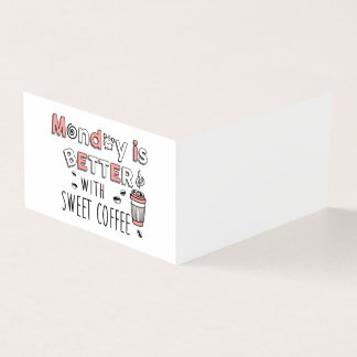 月曜日は甘いコーヒーで良い
