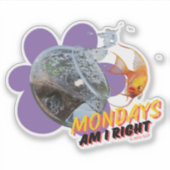 月曜日は私が正しいか? シール (正面)
