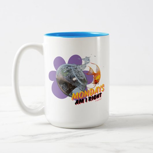 月曜日は私が正しいか? ツートーンマグカップ (左)
