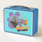 月曜日は私が正しいか? メタルランチボックス (裏面)