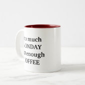 月曜日コーヒーカップ ツートーンマグカップ (正面左)