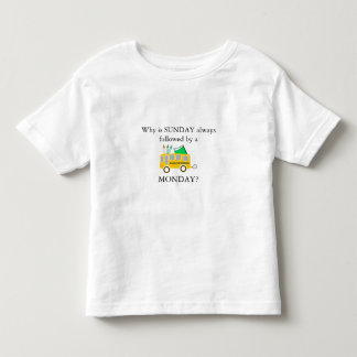 月曜日ブルース トドラーTシャツ