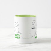 月曜日猫の漫画 マグカップ (中央)