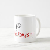月曜日 コーヒーマグカップ (正面右)