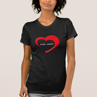 月曜日Coeur IIのTシャツ(暗闇で赤い) Tシャツ
