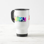 月曜日Filsの英雄-自閉症 トラベルマグ (正面左)