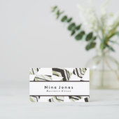 月桂樹の緑 名刺 (スタンド正面)