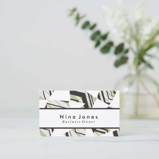 月桂樹の緑 名刺 (スタンド正面)