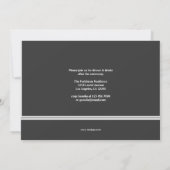 月桂樹モノグラム卒業発表 招待状 (裏面)