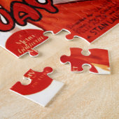 月桂樹及び丈夫でクラシックなフィルムポスタージグソーパズル ジグソーパズル (側面)