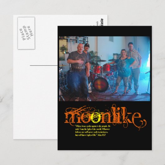 月様葉書 ポストカード (正面/裏面)