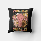 月次サブスクリプションのキャンセルされた子宮サポート費用 クッション (裏面)