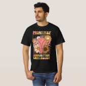 月次サブスクリプションのキャンセルされた子宮サポート費用 Tシャツ (正面フル)