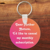 月次サブスクリプション キーホルダー (正面)