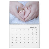 月次パーソナライズされた写数々の真ファミリー カレンダー (1月 2027)