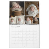 月次フォトコラージュ6家族の写真カレンダー カレンダー (2月 2027)