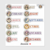 月次フローラ女子アールヌーボープランナーシール シール (シート)