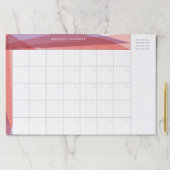 月次プランナーメモ帳 |ステンドグラス ペーパーパッド (インサイチュ)