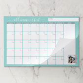 月次プランナーモダンスクリプトとフォトアクア ペーパーパッド (折り畳み)