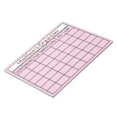 月次プランナー業 ノートパッド (アングル)