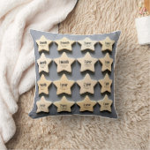 月次マイルストーンスター：成長を見守る クッション (ブランケット)