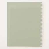 月次モノグラム プランナー手帳 (裏面)