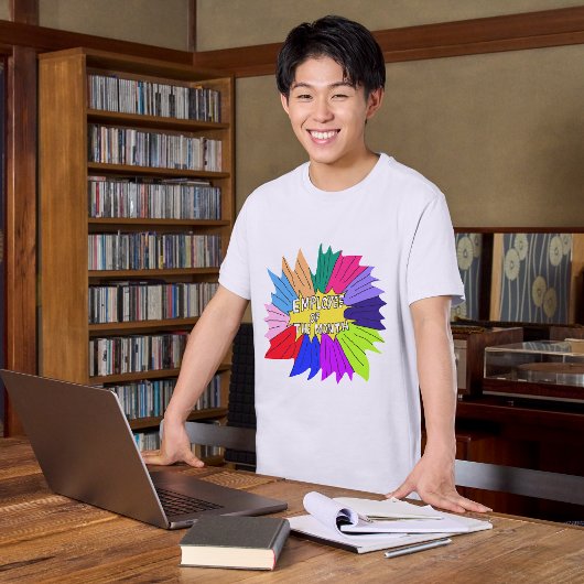 月次労働者スーパースター職最高の務員 Tシャツ