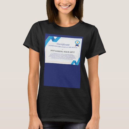 月次勤務の従業員をイライラさせる Tシャツ (正面)
