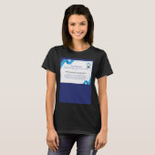 月次勤務の従業員をイライラさせる Tシャツ (正面フル)