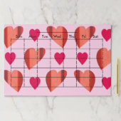 月次空白のプランナーグラフ(週の日付き) ペーパーパッド (インサイチュ)