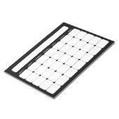 月次空白のプランナー予定表メモ帳 ノートパッド (アングル)