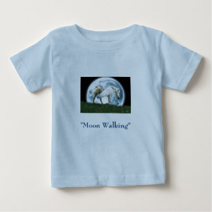 "月歩く"のペガソスの服装 ベビーTシャツ