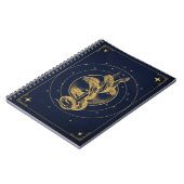 月段のヘビ – 黄金の奥深いデザート ノートブック (左側)