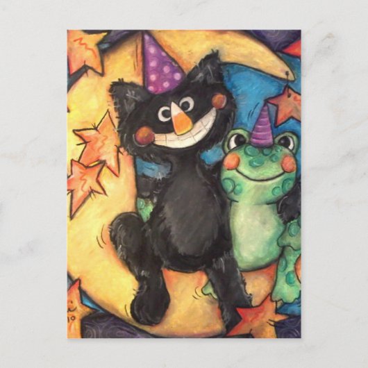 月水浴パーティー ポストカード (正面)