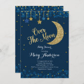 月水軍のベビーシャワーを浴びて 招待状 (正面/裏面)