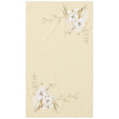 月淡い色のとボホのフローラコーナー テーブルクロス (正面)