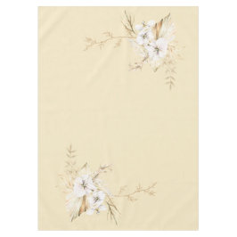 月淡い色のとボホのフローラコーナー テーブルクロス