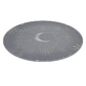 月淡い色のバースト カッティングボード (角)