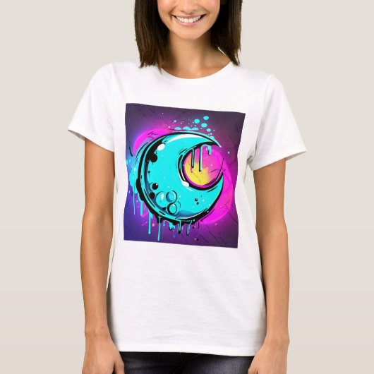月点滴 Tシャツ (正面)