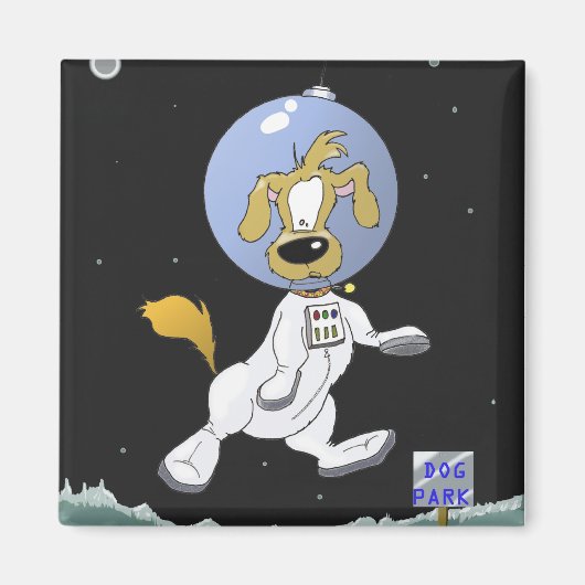 月犬公園 マグネット (正面)