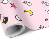 月猫バニースターズラッピング紙 ラッピングペーパー (ロールコーナー)
