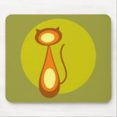 月猫 マウスパッド (正面)